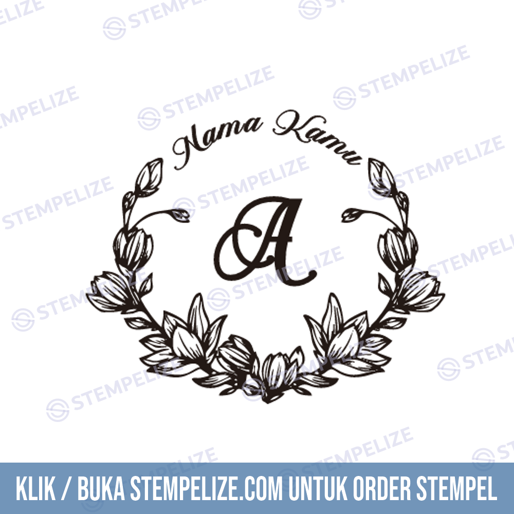 Contoh Stempel Inisial