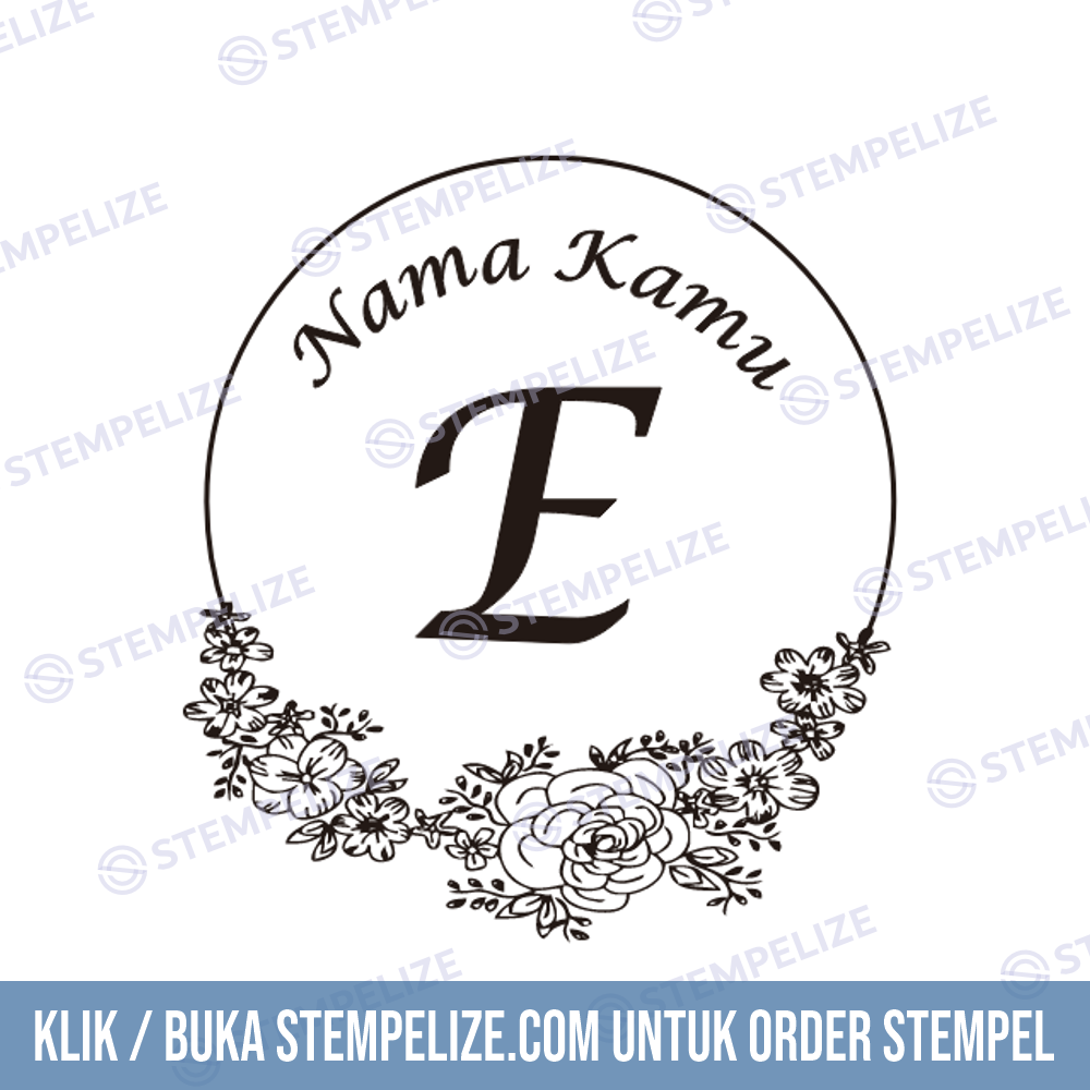 Contoh Stempel Inisial